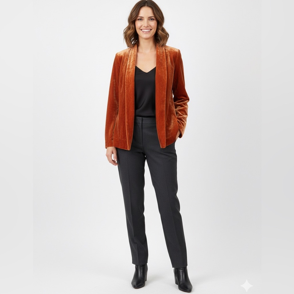 Chico's Velvet Lawanda Jacket NWT Size M